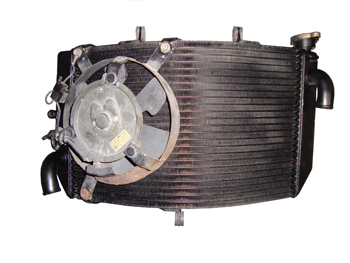 Motorcycle Radiator After
